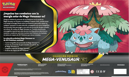 Mega Venusaur ex Premium Collection - Español