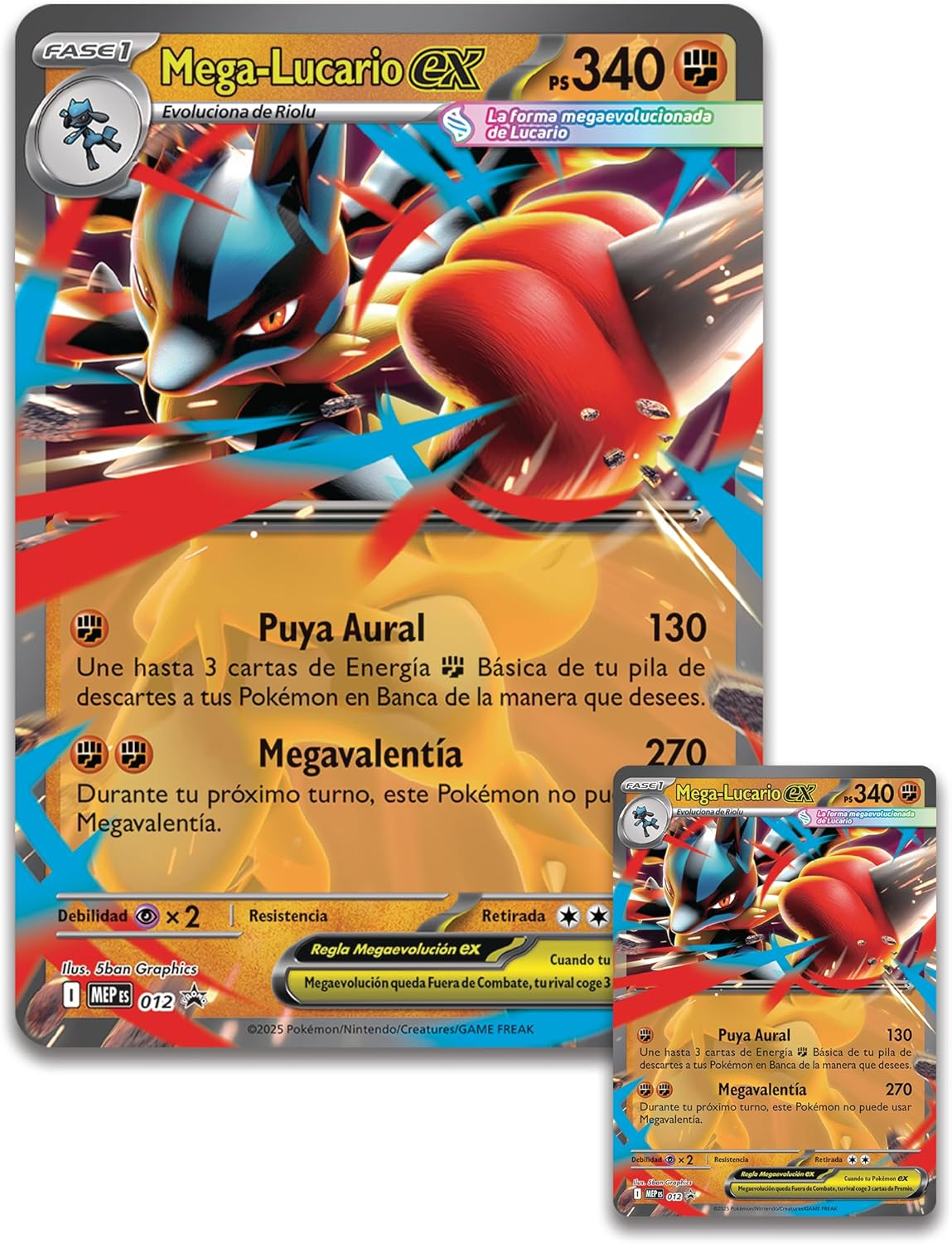 Mega Lucario EX Figure Collection – Español