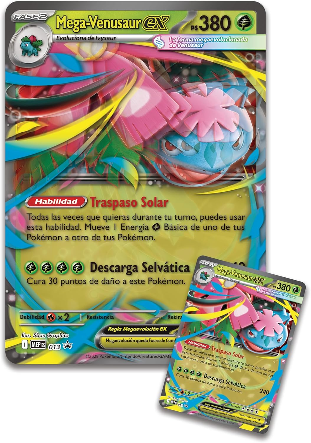 Mega Venusaur ex Premium Collection - Español