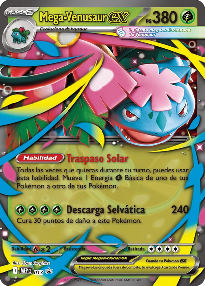 Mega Venusaur ex Premium Collection - Español